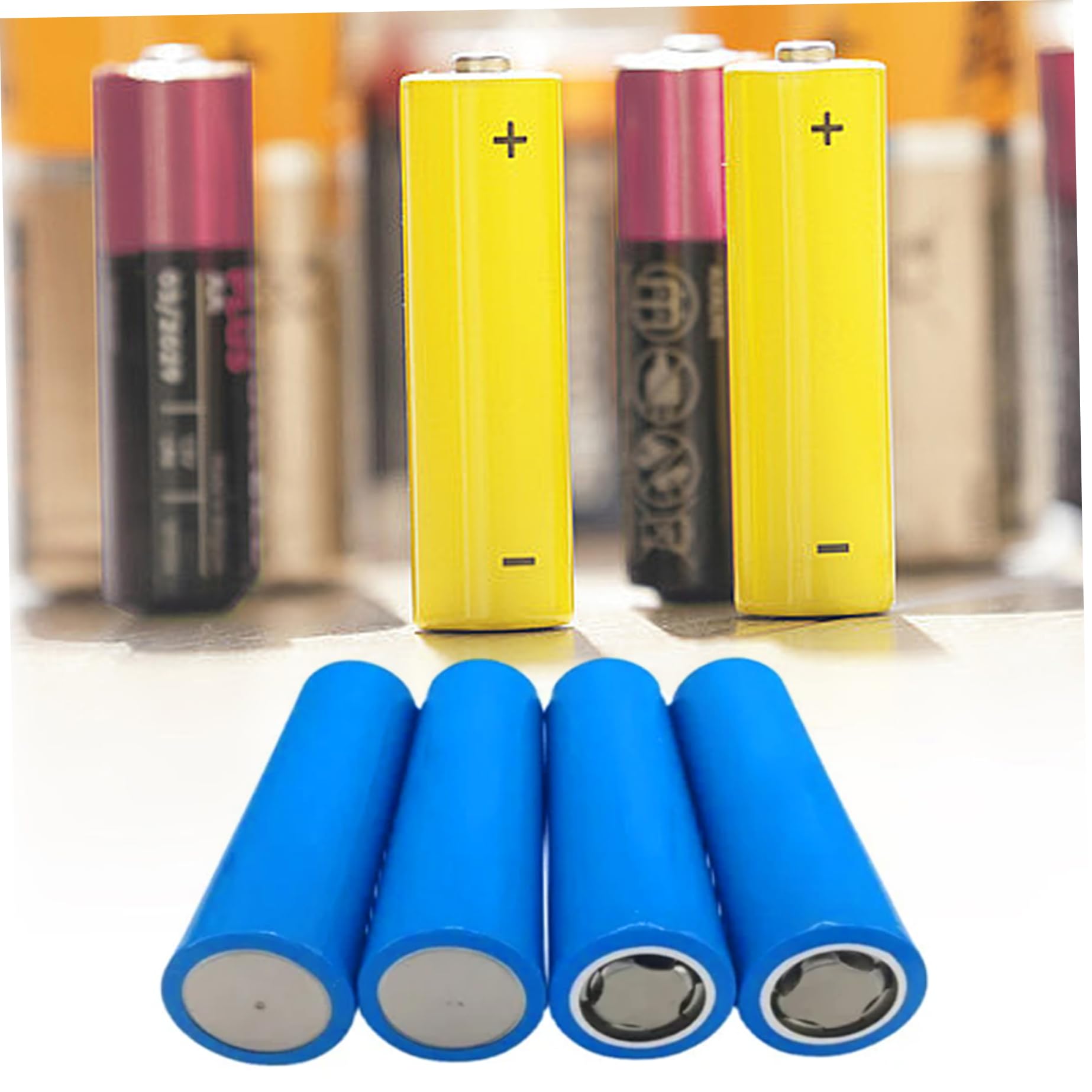 21700 wraps de batterie, 100pcs enveloppe de batterie stable PVC TUBE WRAP THRINK, BATTERIE ISOLÉE BLEUIL BLEU