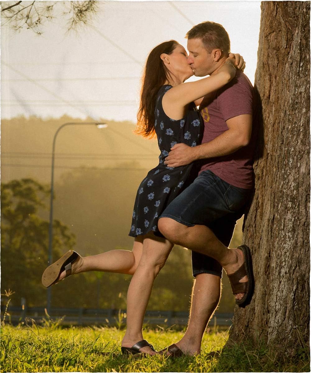 Personalized Throw Blanket Full Color. Custom from Your Photo. Fleece Blanket Super Soft for Mom Grandma Wife & Baby. Gift for Wedding Christmas (50" x 60", 1 Photo)