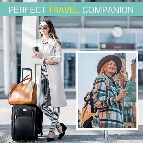 Miniatura 7 de 6 unidades de alarma personal recargable de seguridad para mujeres, sirena personal de sonido fuerte de 130 dB con llavero de autodefensa LED para