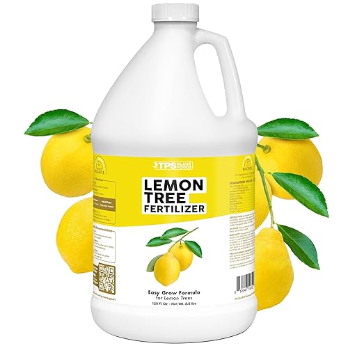 Fertilizante de árbol de limón para limoneros y cítricos, alimento líquido para plantas, 1 galón (128 oz)