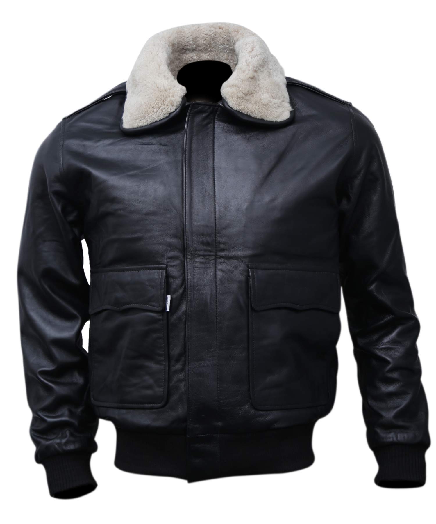 Black Casual Real Leather Jacket for Mens | Genuine Lambskin Motorcycle Biker Jackets