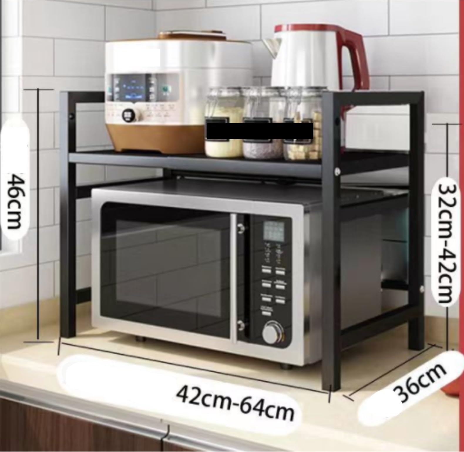 Er's Home Use Metalowy Półka Do Kuchni Wielofunkcyjny Stojak Do Przechowywania Kuchenki Kuchenne Nowoczesny Blat Kuchenny I Sprzęt AGD, Kolor Biały, firmy Er's Home Use.