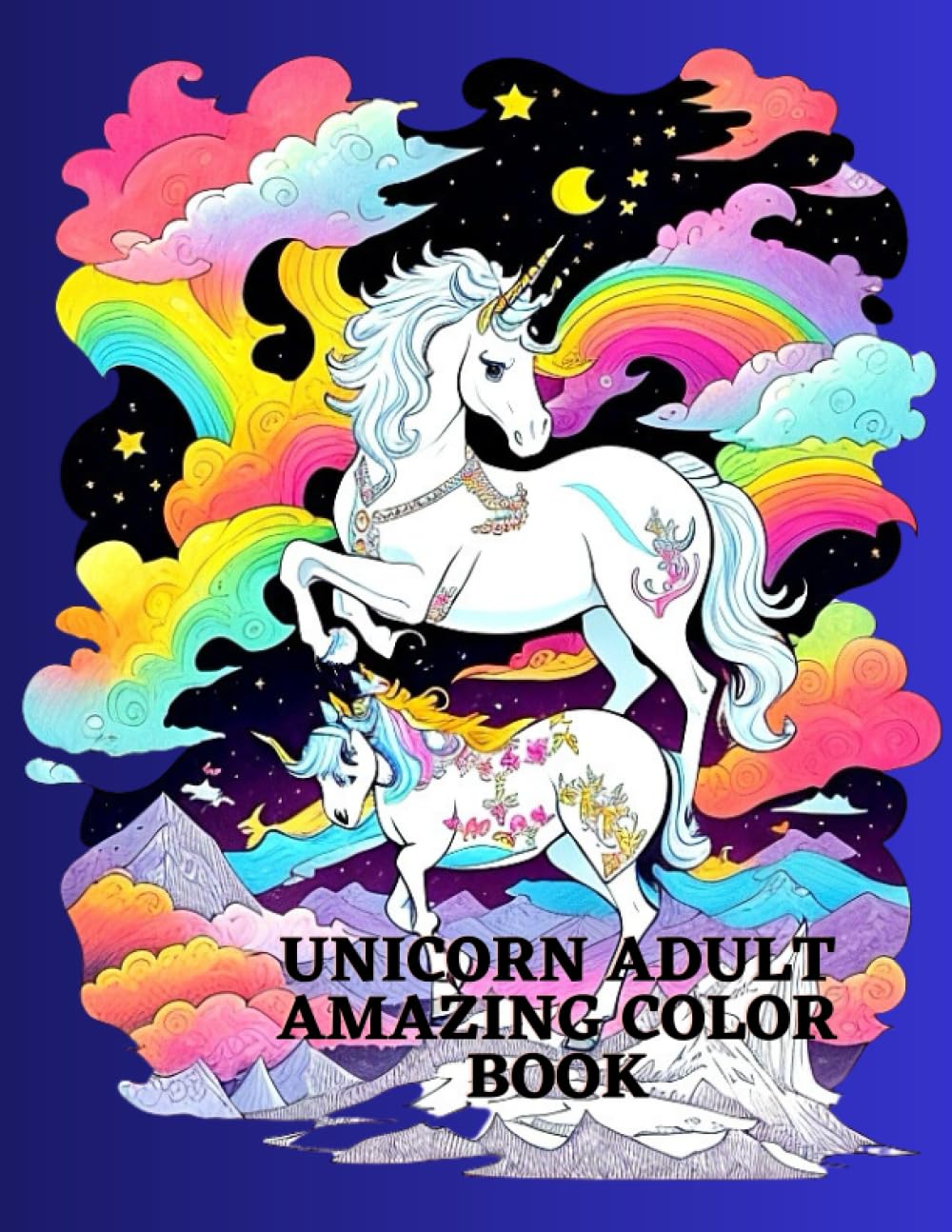 Unicorn Adult Amazing Coloring Book