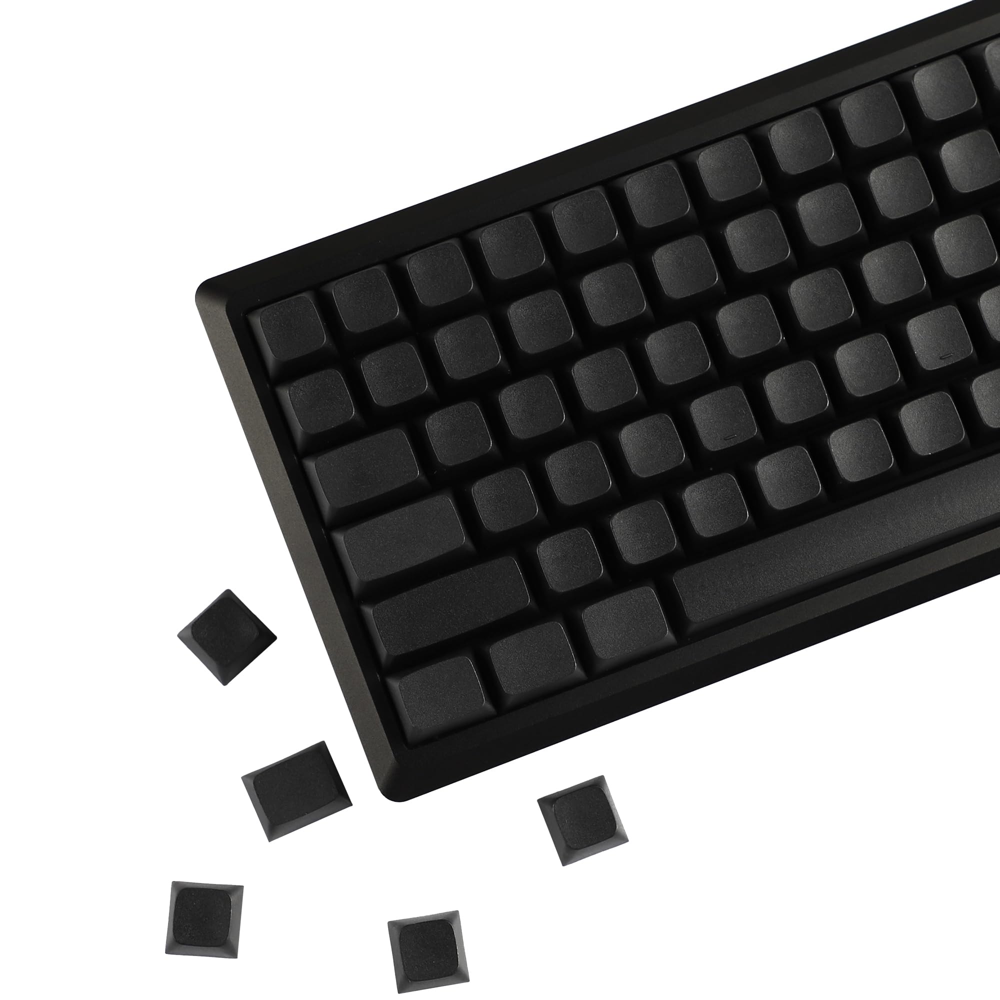 YMDK 127 Key Black Blank ZDA XDA V2 Keycaps PBT Keycap for MX Keyboard 104 87 61 Melody 96 KBD75 ID80 GK64 SP84