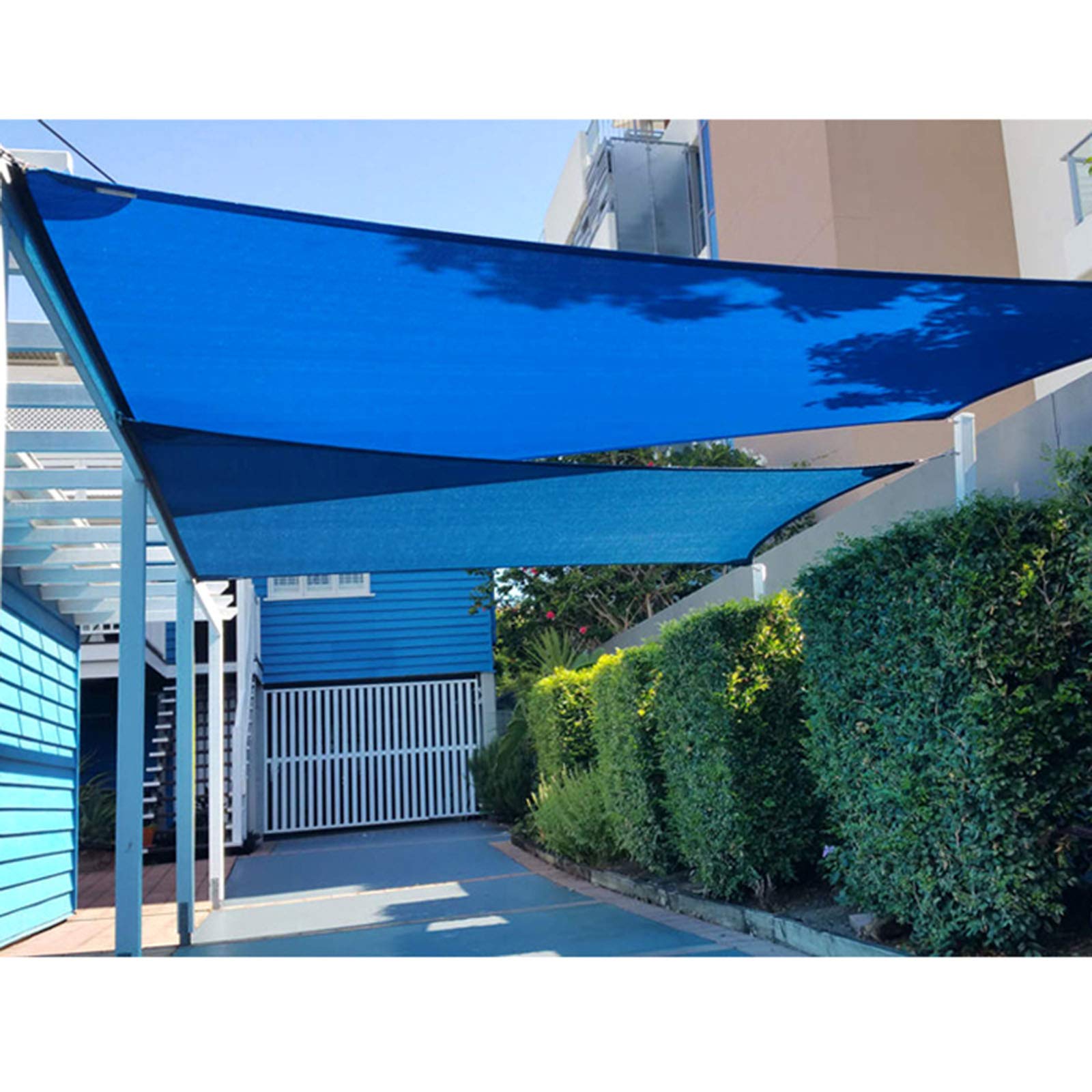 Courtyards Sonnenschutznetz,Schattierungsnetz,Privatsphäre Schutznetz,Für Außenbalkon Garden Plants Swimmingpool Shade Mesh Tarps,2x1.5m(7 * 5ft)