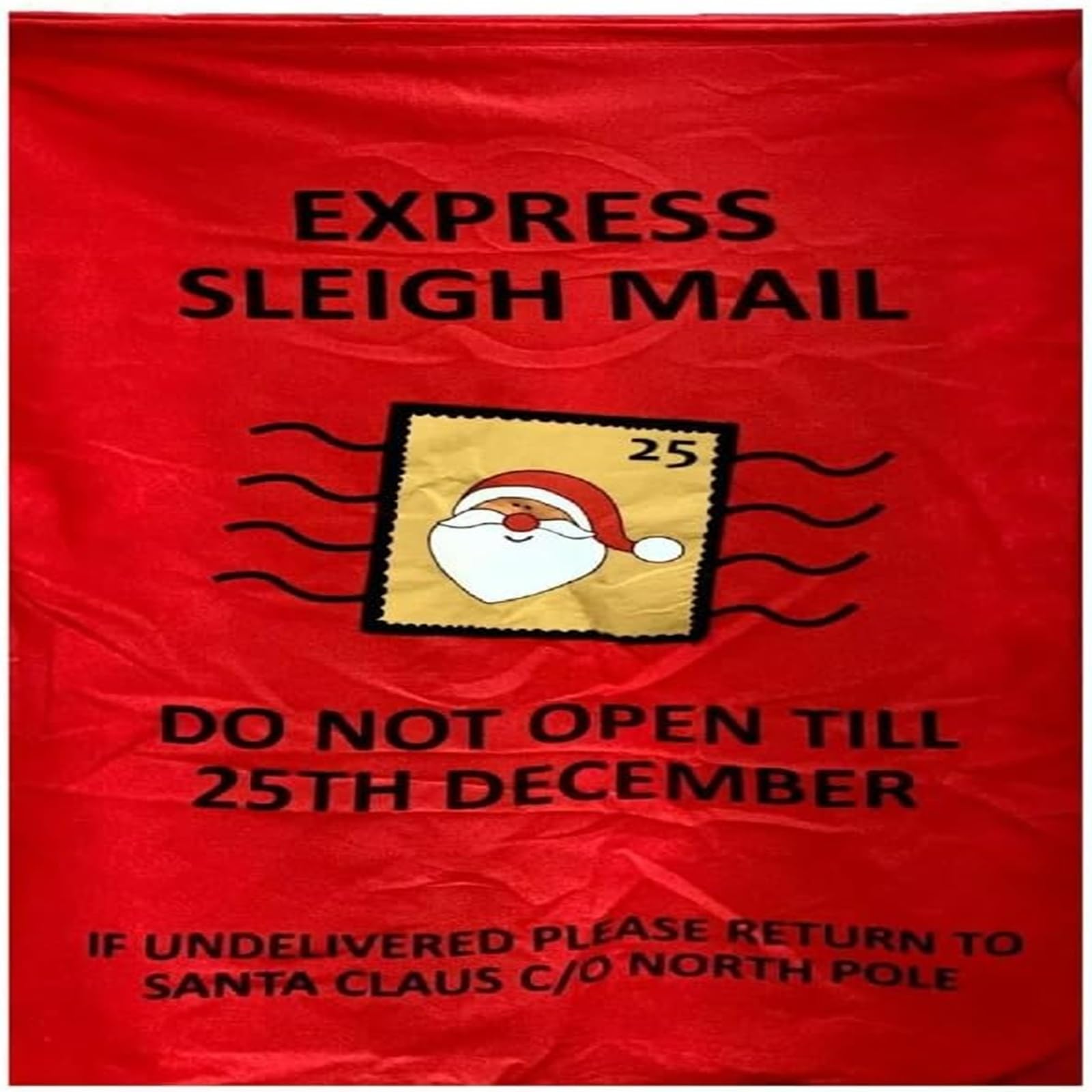 PaulStore Giant Christmas Santa Sack Stocking Extra Large Red Father Xmas Gift Present Bag (Super Jumbo Sack Red)