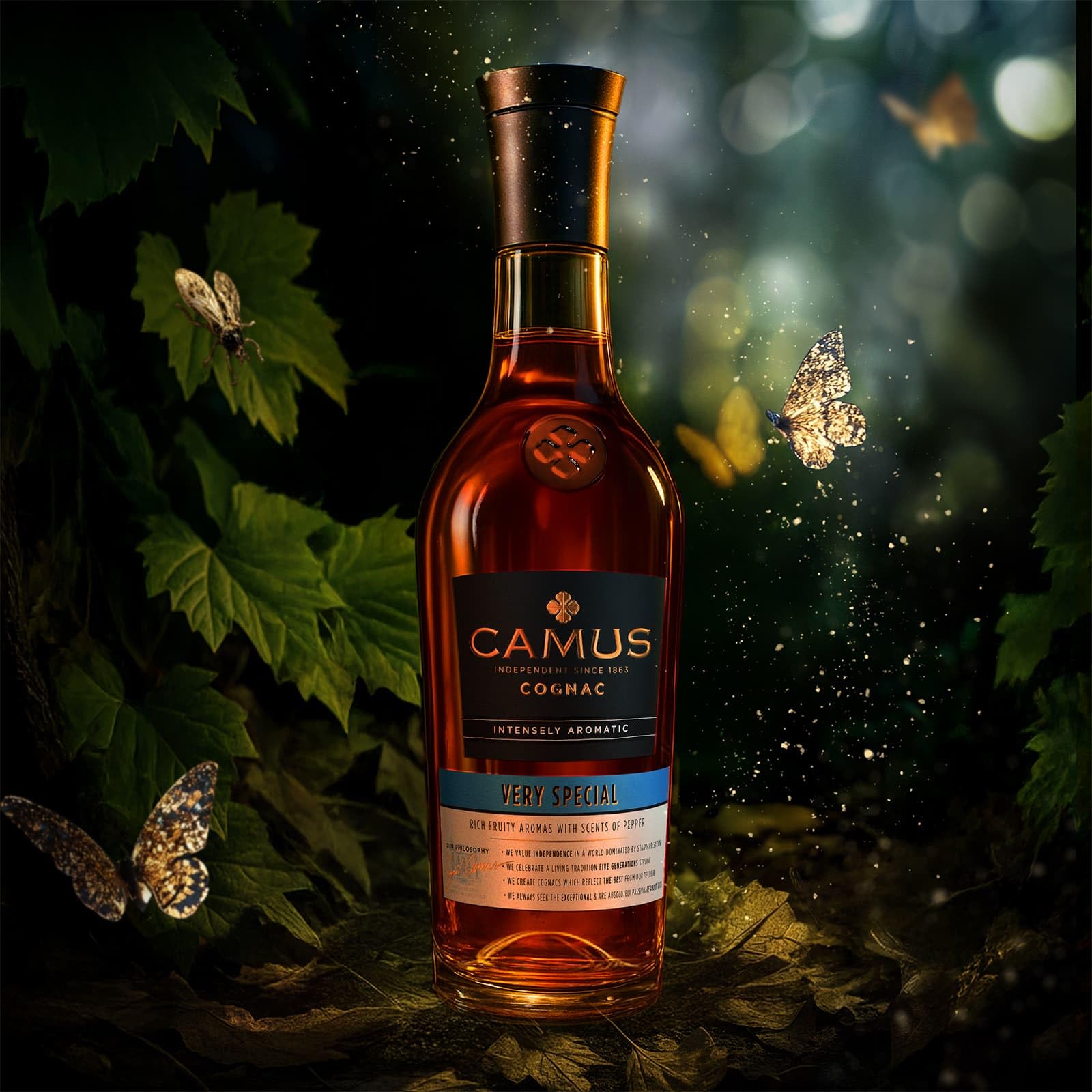 Camus Cognac VS Very Special 40% vol. 0.7 l Intensiv aromatischer Cognac aus Frankreich