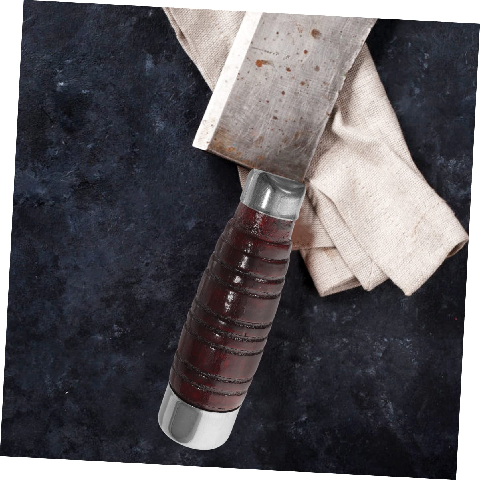 SEWACC Chef Knife Handle Material Nonslip Wooden Replacement Handles for Cutting Tools