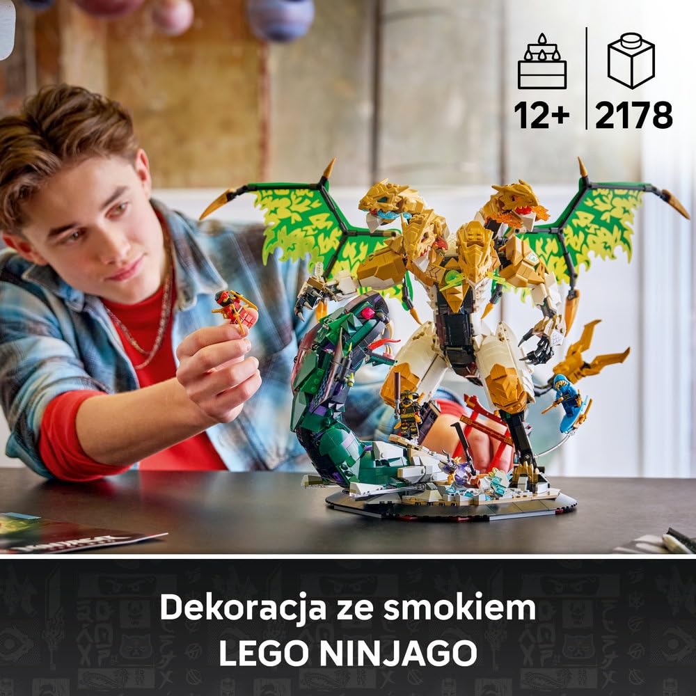 LEGO NINJAGO Bitwa z ultrasmokiem 71872 | model smoka, zestaw dla fana ninja, prezent dla fana ninja 12+, 2178 elementów