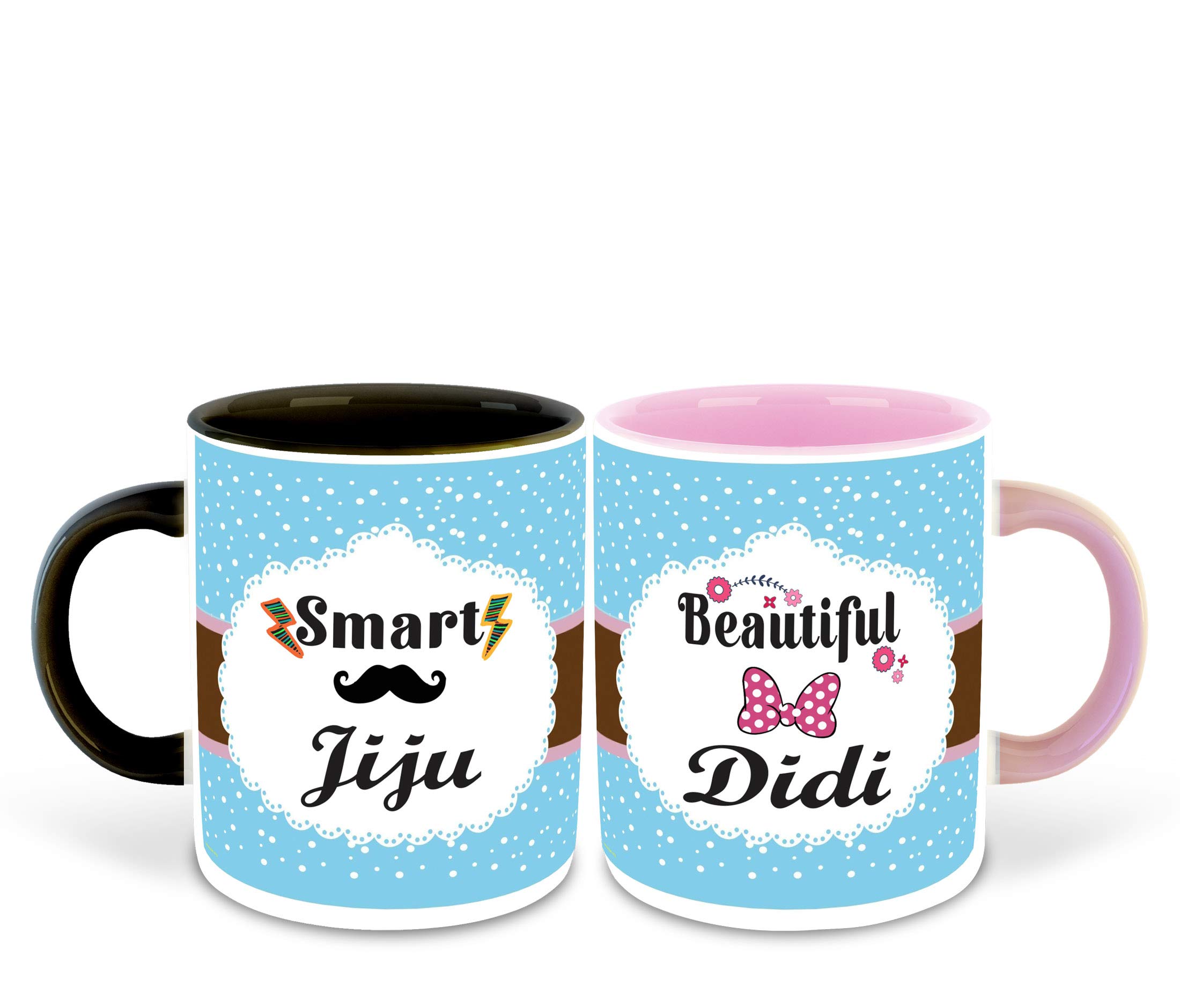 WHATS YOUR KICK Jiju and Didi Inspired Black & Pink Inner Colour Set of 2 Coffee Mug- Jiju, Didi, Best Quotes, Happy Birthday, Relation, Couple Quotes, Unique Gifts (Jiju & Didi) (B08W9F667V) Amazon Price History, Amazon Price Tracker