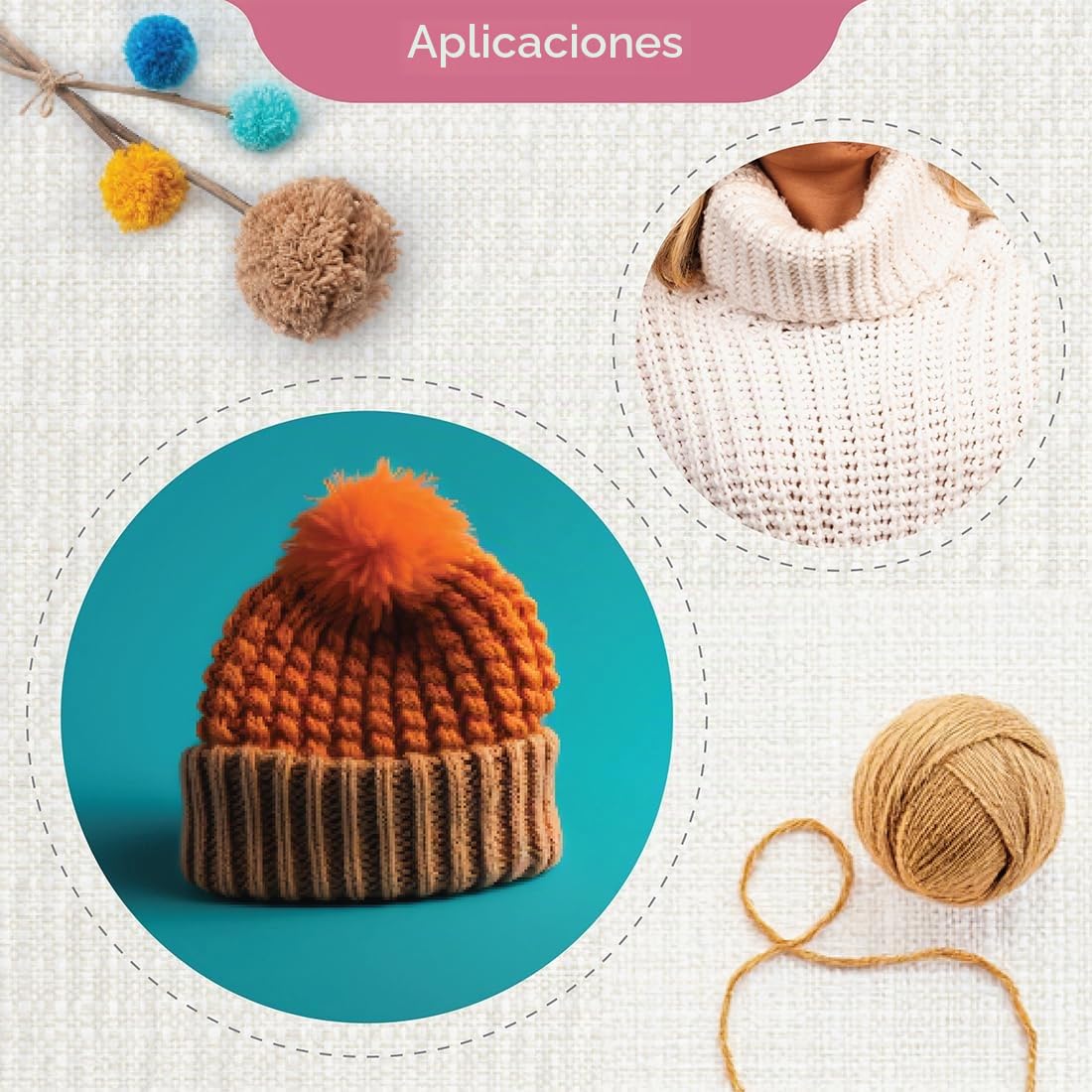 KnitPro Juego de puntas de agujas de tejer, Nova Metal, juego de lujo de 3,50, 4,00, 4,50, 5,00, 5,50, 6,00, 7,00 y 8,00 mm