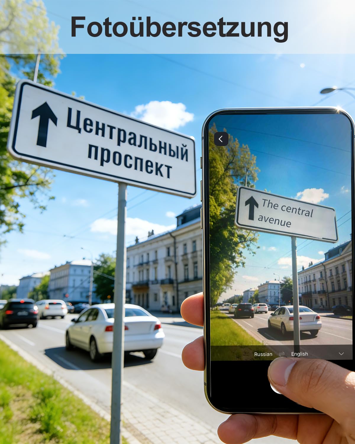 KI Übersetzer Kopfhörer, Echtzeit Sprachübersetzer Kopfhörer, Translator Earbuds mit Touchscreen 158 Sprachen Übersetzungskopfhörer mit ANC, Übersetzer Ohrhörer für Reisen/Geschäft/Studium