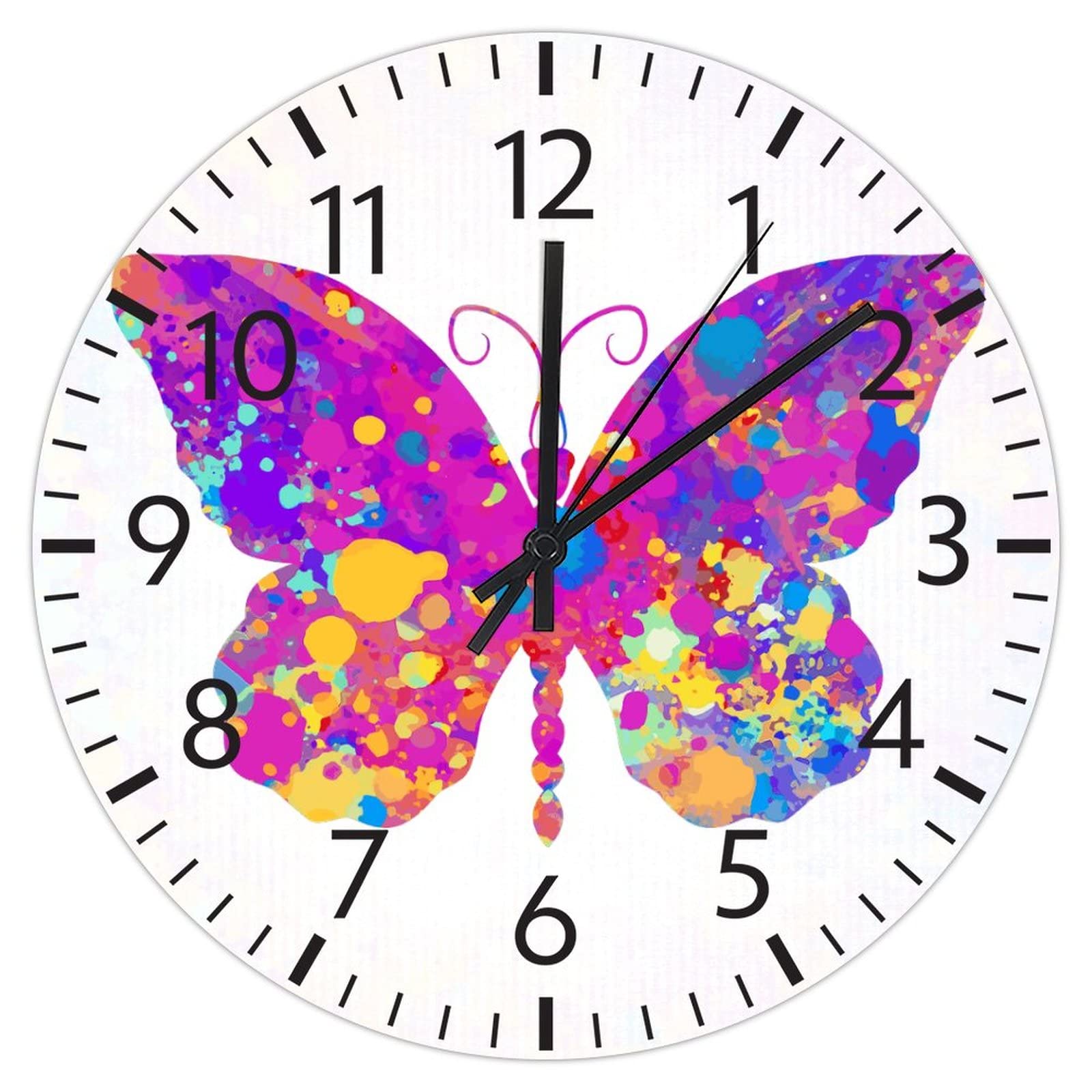 Horloge murale décorative pour bureau et salon zen