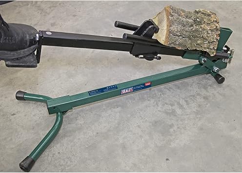Sealey LS450H Log Firewood Splitter Breaking Foot Operated Unit-Horizontal New