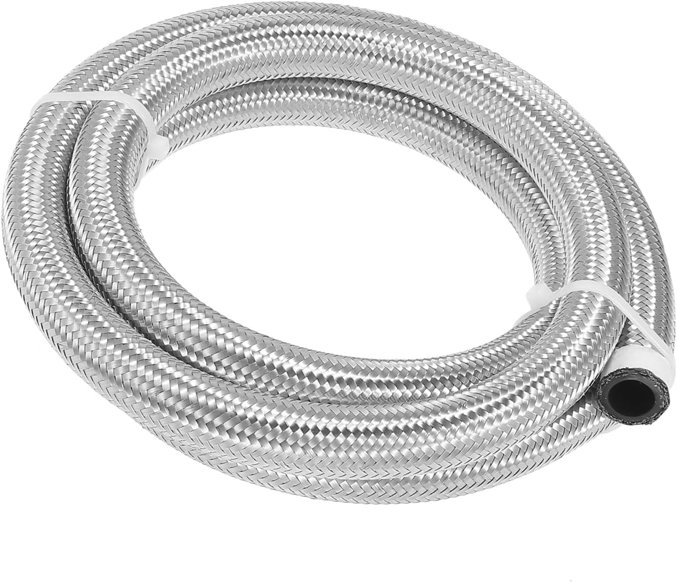 Motoforti 5フィート 10AN 燃料ホース AN10 5/8インチ ユニバーサル編組ステンレススチール CPE オイル燃料