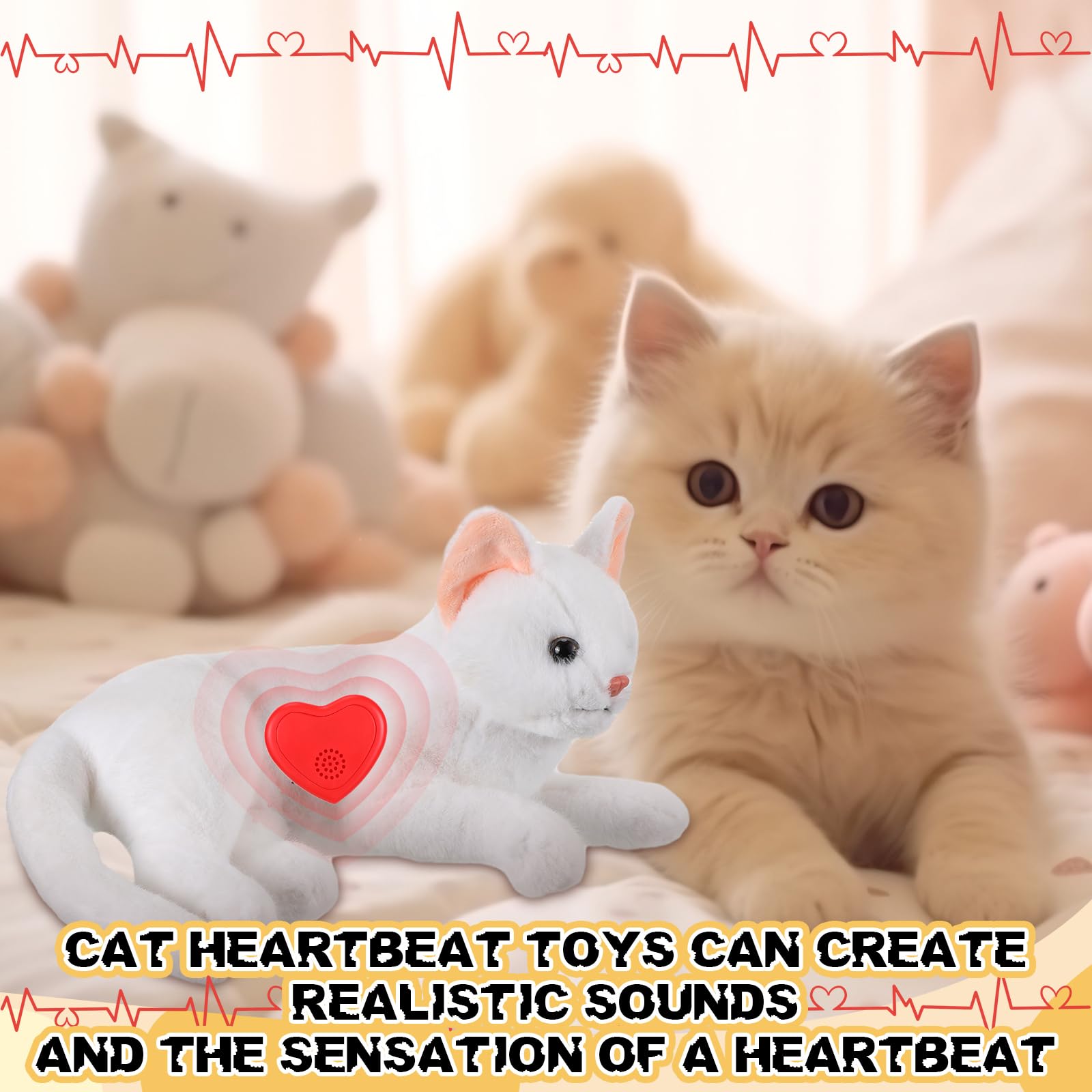 Flow - heartbeat comforter knuffel - lou bruin - Hoge Ramen
