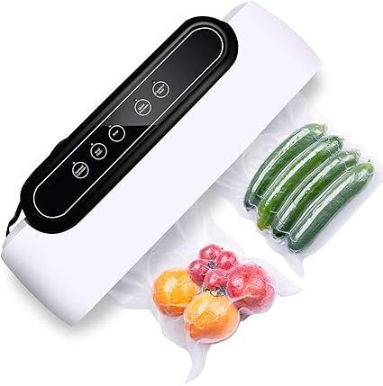Frixen Food Saver Vacuum Sealer Packing Machines for Sous Vide Food and Meat Preservation Freshness Automatic Vacuum Air Sealing System with Dry and Wet Modes,Led Indicator Lights, External