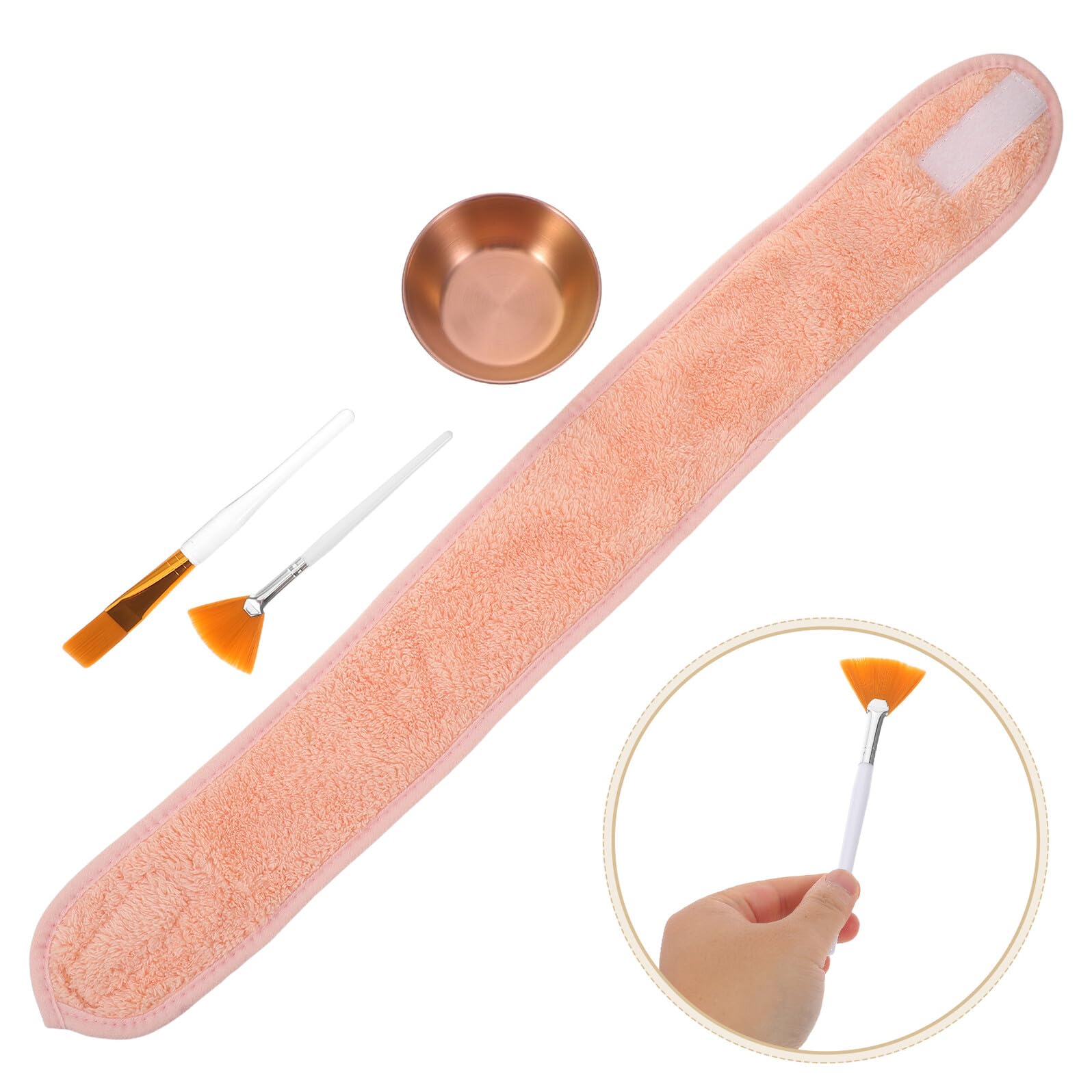Kosmetik Gesichtspflegeset 24 Stück mit Stirnband Schalen Spa und Hautpflege Tools für Professionelle Kosmetikerinnen und Private Anwendung
