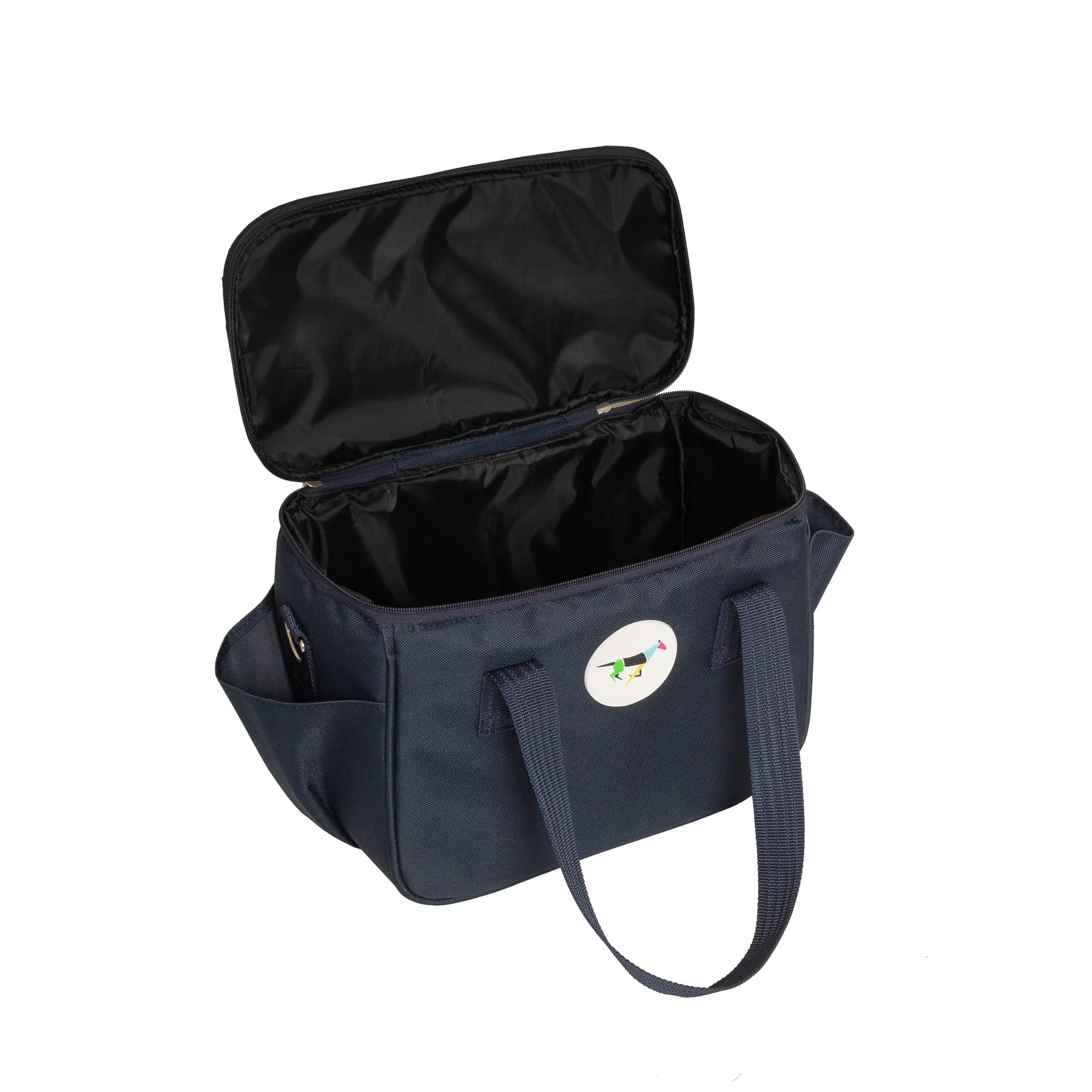 Sac de pansage pour cheval, sac pour brosses et accessoires Dream (bleu marine)