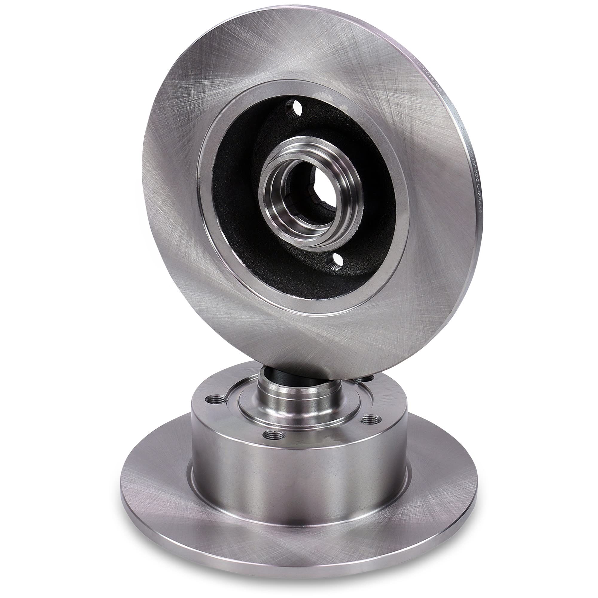 BESTPRICE Juego de frenos eje trasero incl. discos de freno Ø 245 mm completos + pastillas de freno traseras + anillo ABS, compatible con AUDI A4 B5 (8D2), A4 B5 Avant (8D5)