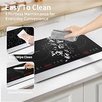 COOKTRON Dupla Indukciós Főzőlap 3500W, 10 Hőfok, 9 Teljesítményszint, Booster Funkció 4