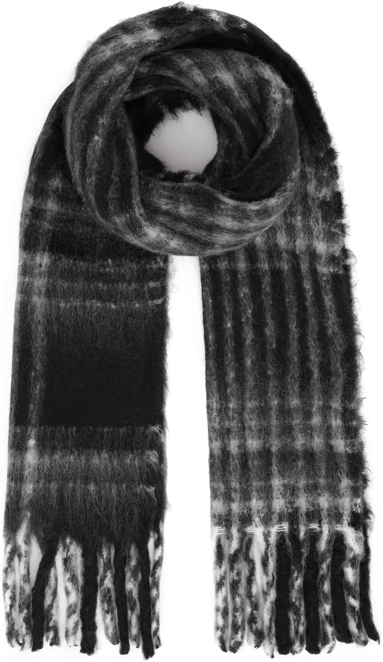 SUNDSGT Winter Scarf for Women Cold Weather Blanket Long Thick Warm Ladies Scarf Shawl Wrap