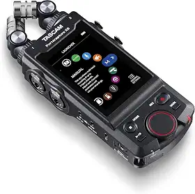 Tascam Portacapture X8 Gravador multi-faixa flutuante de 32 bits de alta resolução, gravador portátil, gravador de campo, música, podcast, voz, ASMR, podcast