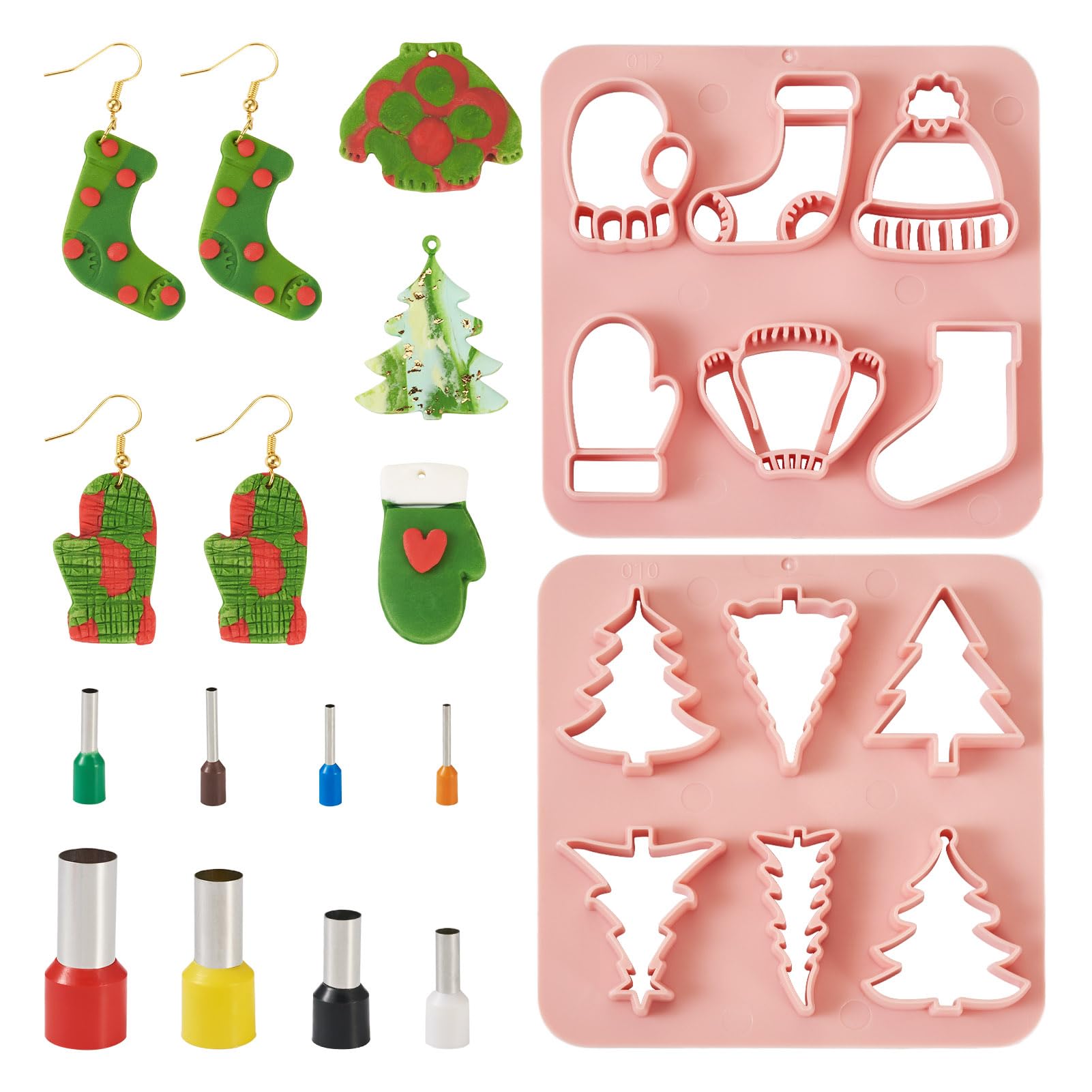 Emporte-pièces en argile polymère de Noël pour la fabrication de bijoux DIY