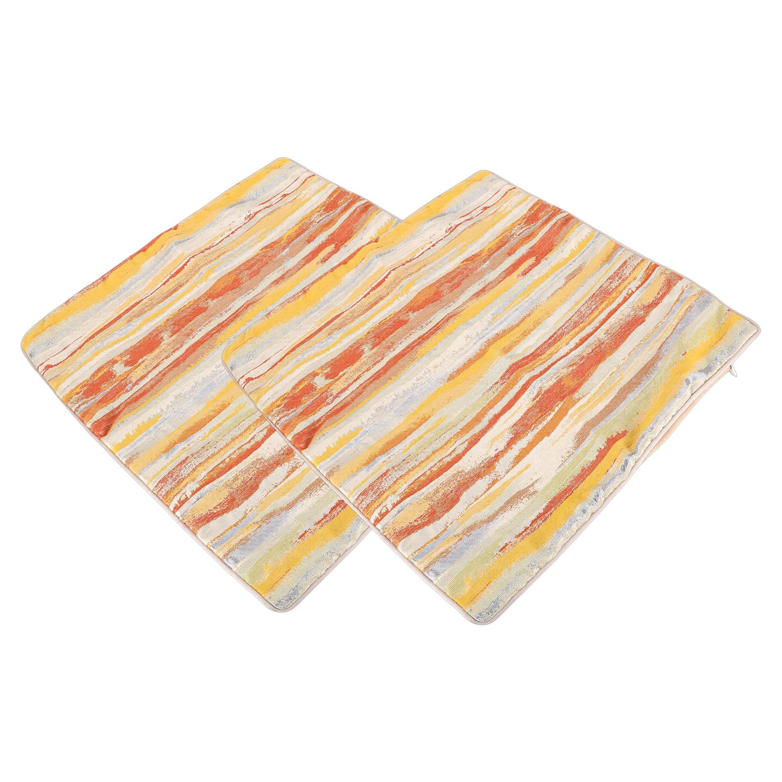 Funda de almohada decorativa amarilla de estilo bohemio y tacto suave para cojines de sofá