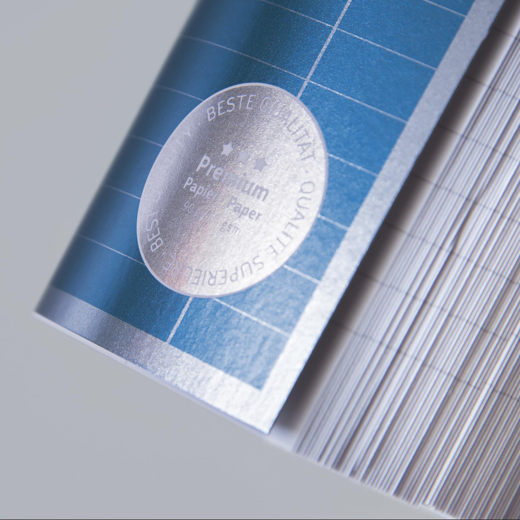 Cahier A4 Quadrillé Brunnen Colour Code | 80 Feuilles 90 G/m² | Linéature 28 | Reliure Spirale Argentée