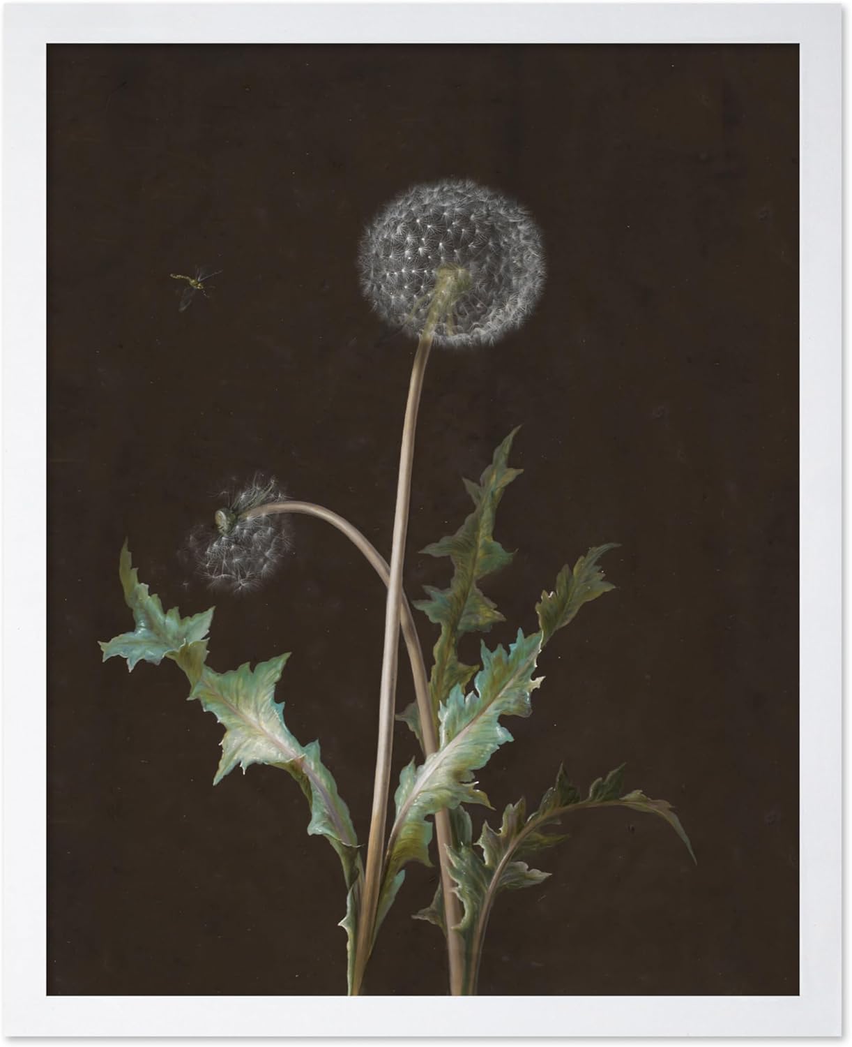 Poster Master Floral Poster - Vintage Dandelion Wildflower Print - Unique Wall Decor Gift for Home, Living Room, Kitchen, Office, Bedroom, Bathroom - 19th Century Artwork, 24x32 Unframed Wall Art