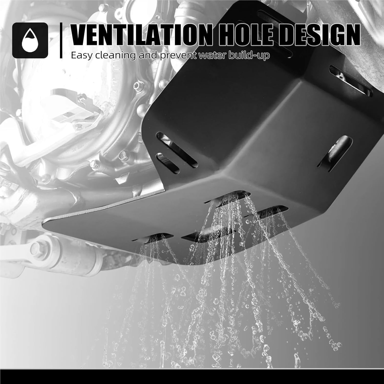 For Suzuki DR-Z 400 400E 400S 400SM DRZ400 DRZ400E DRZ400S DRZ400SM Motorcycle Skid Plate Engine Guard Protector2000-2024