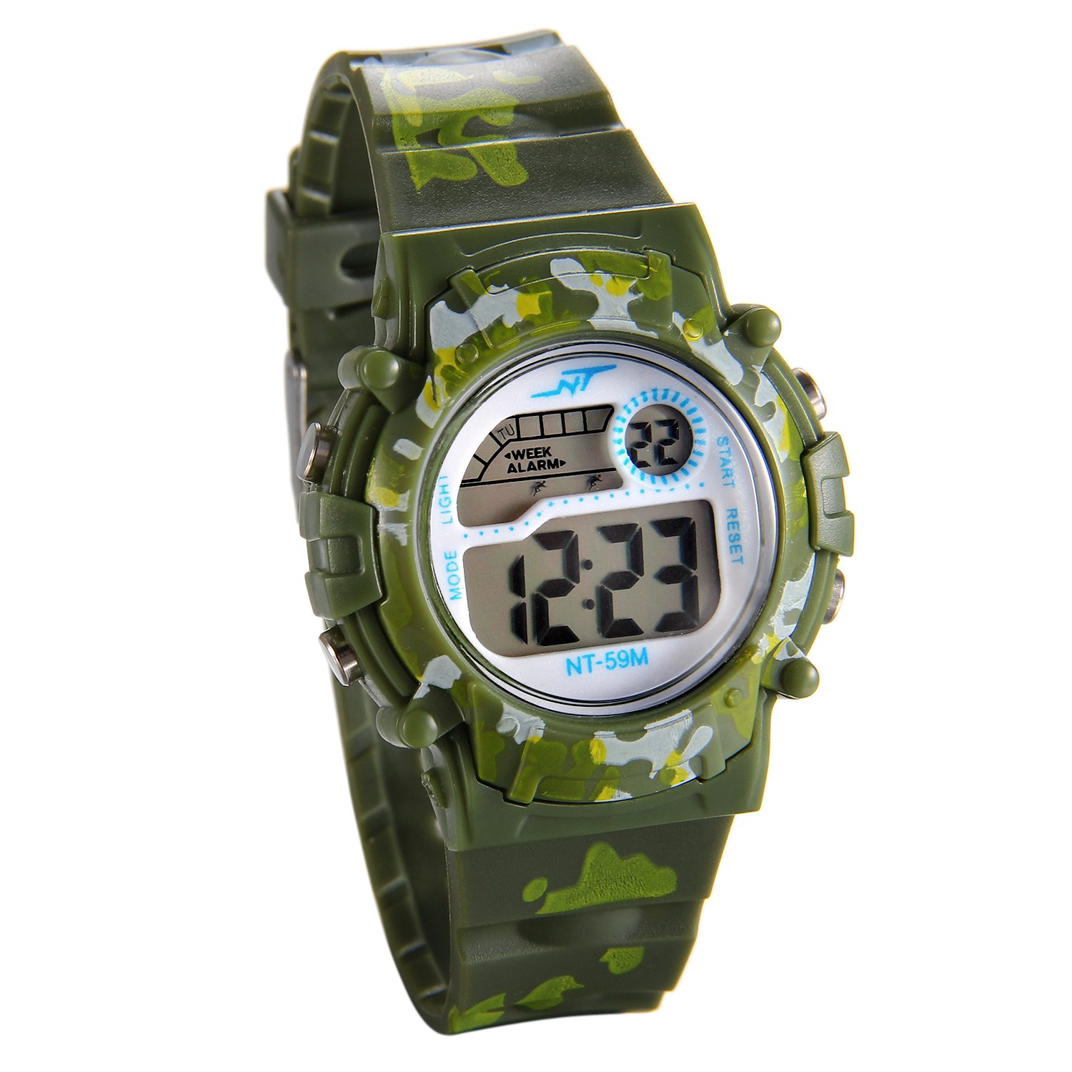 Children Wrist Watch - Boys Camo Multi-Function Sports Digital Watches