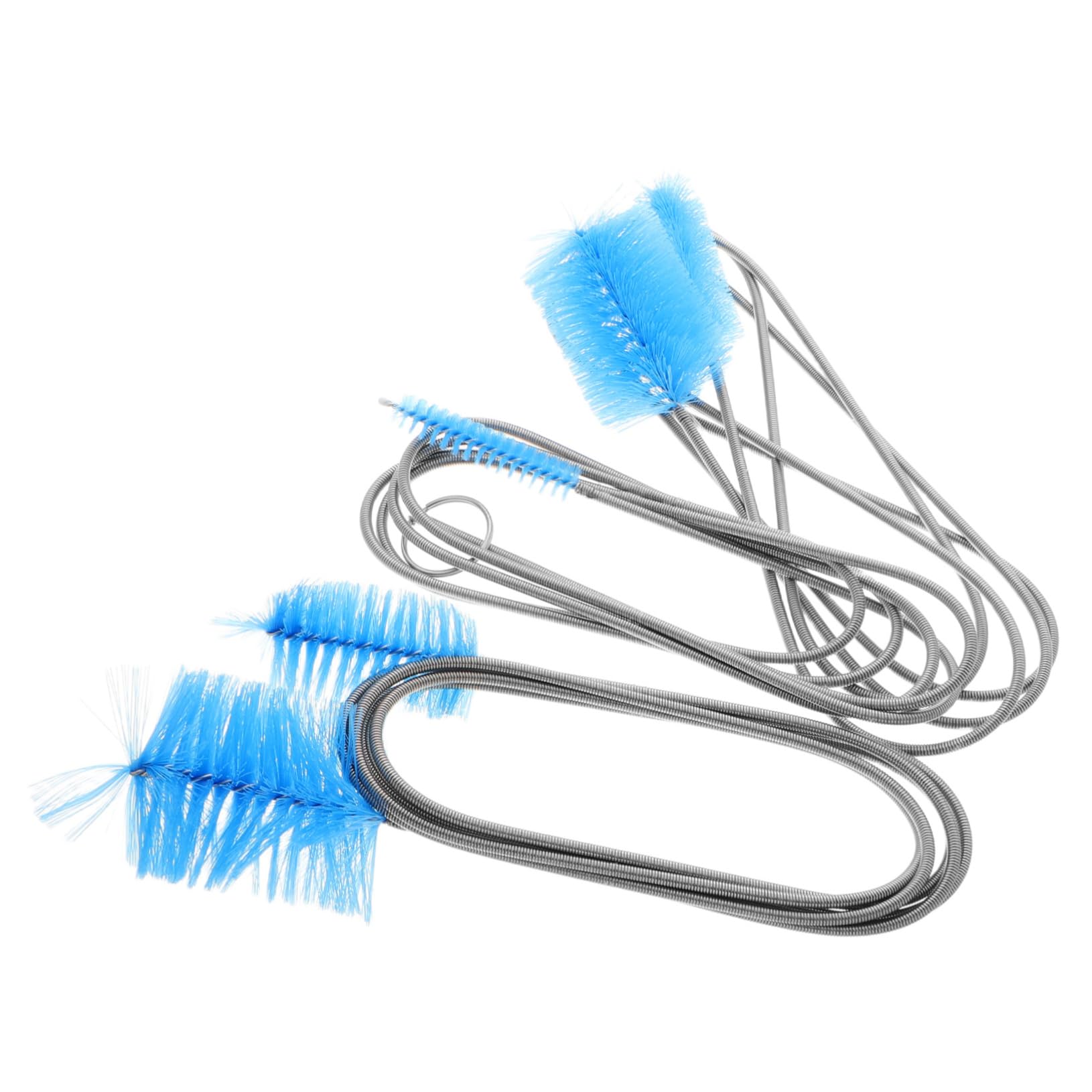 Holibanna 3Pcs Extra Long Flexible Brush Durable Long Pipe Brush for Home Kitchen Bathroom Removal for Shower Tub Hair Drain Cleaning