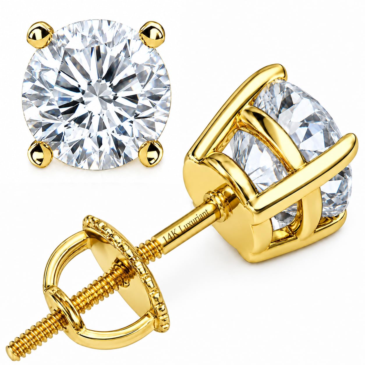 0.2-4 Carat IGI Certified Lab Grown Diamond Stud Earrings by Shop LC