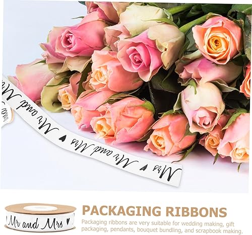 Miniatura 8 de Anneome Diseño de letras de boda, decoración de envoltura de algodón, cinta para manualidades, álbumes de recortes y decoración, longitud de corte
