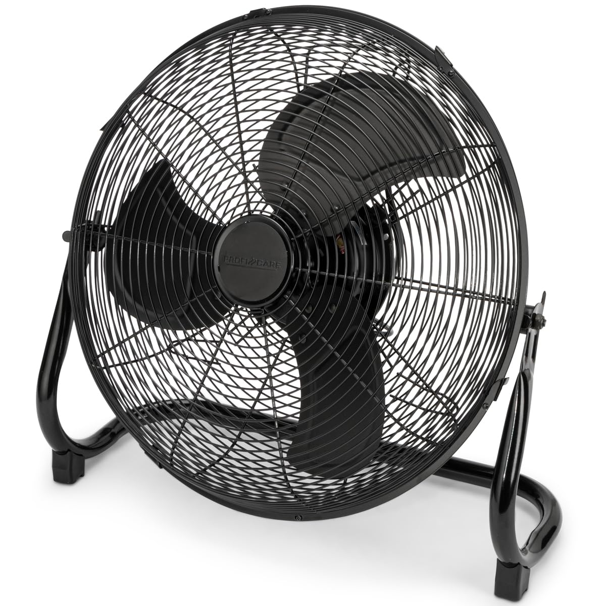 ProfiCare® Wentylator o średnicy 40 cm, regulowany kąt, wentylator podłogowy, 3 stopnie | cichy wentylator z metalu | chłodnica powietrza | wentylator stojący | chłodzenie pomieszczeń | PC-VL 3065 WM