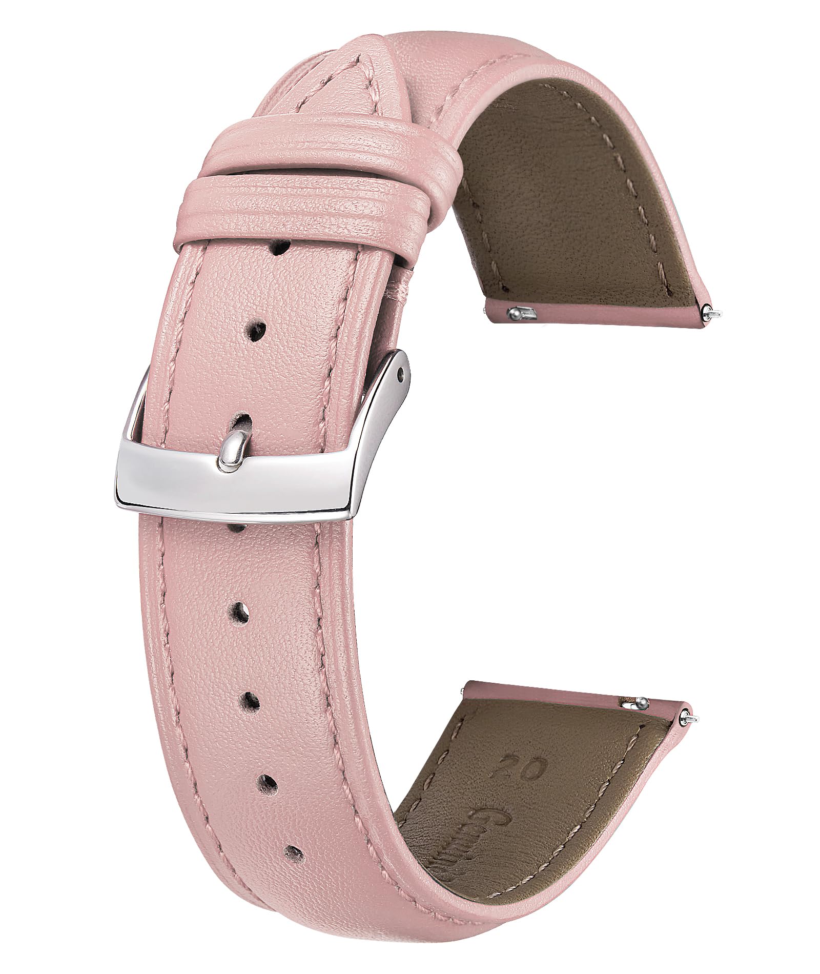 Leather Watch Bands Quick Release Premium Calfskin Replacement Watch Strap Multicolors Watchbands for Men Women 12mm 14mm 16mm 18mm 19mm 20mm 21mm 22mm