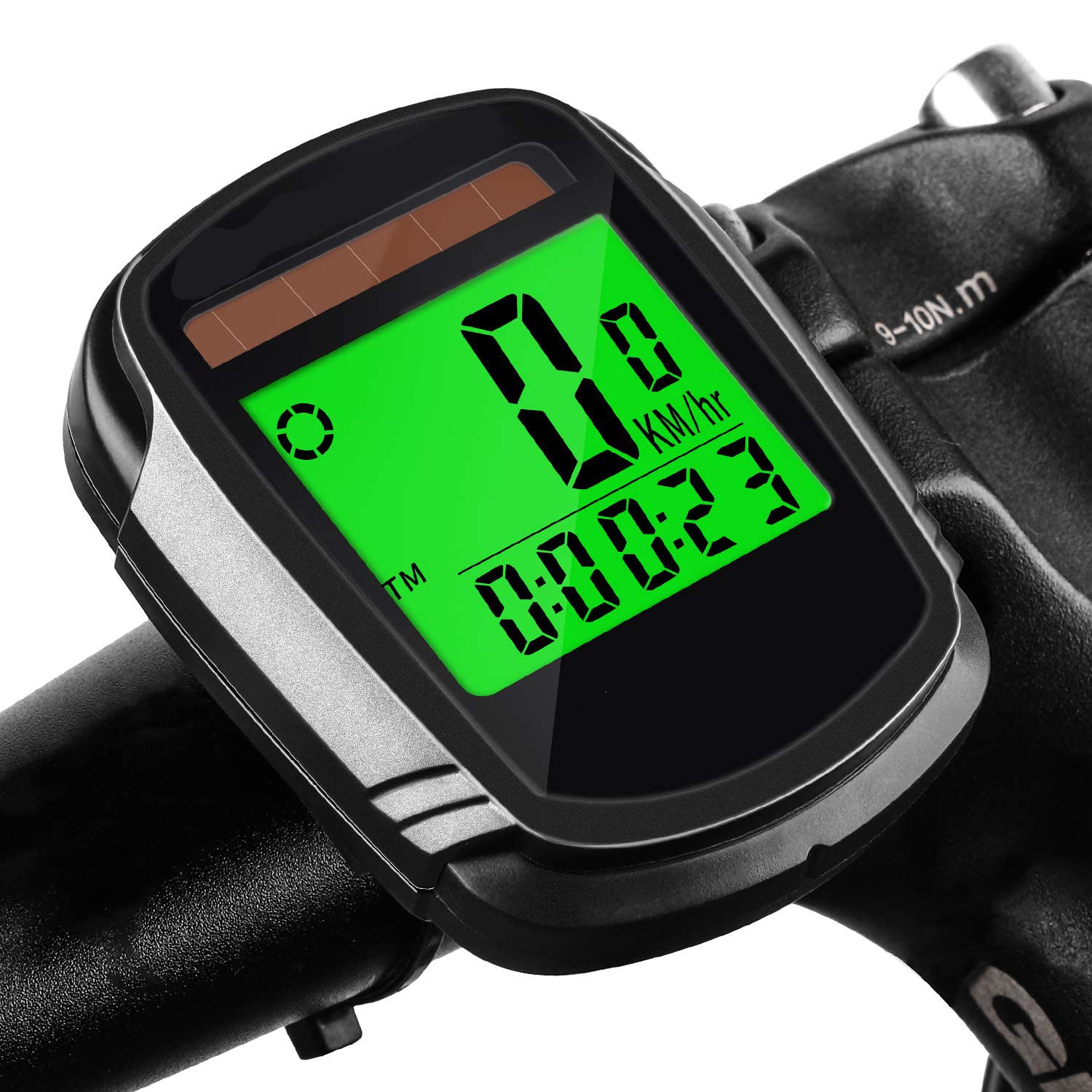 Sponsored Ad – TERRIFI Bike Computer with Solar Energy Bicycle Speedometer and Odometer Wireless Waterproof Cycling Computer LCD Backlight Automatic Wake-up & Multi-Functions