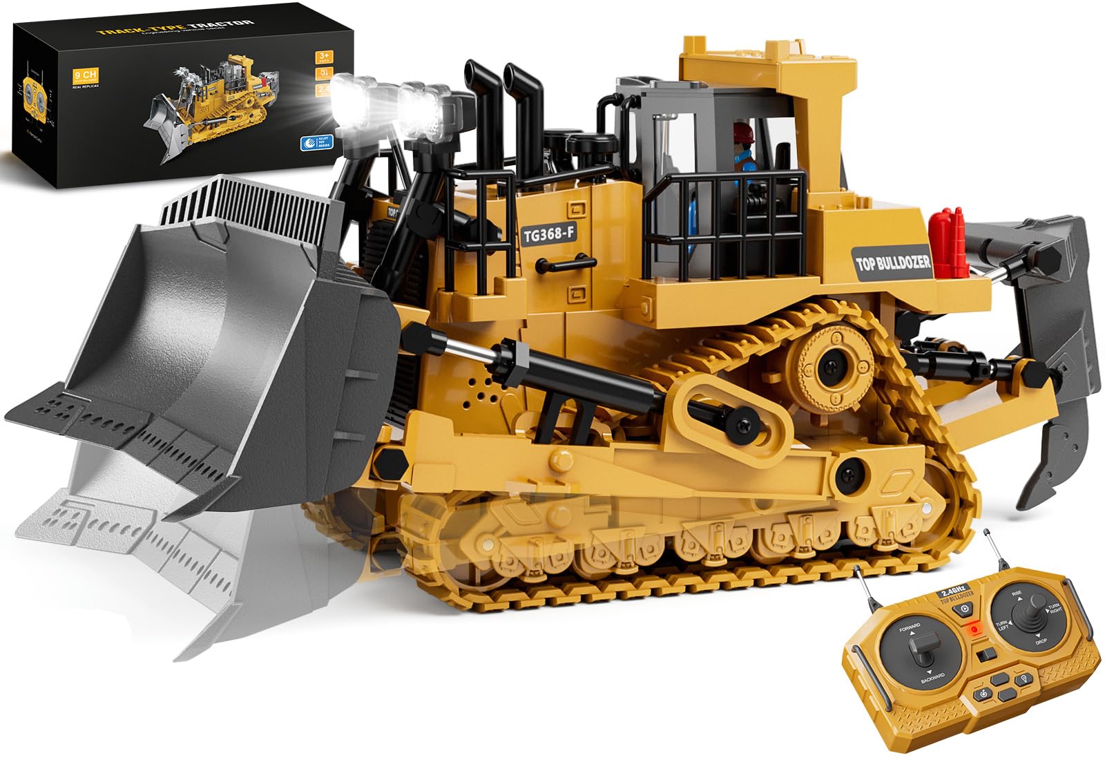 KIDMARKT Metal RC Bulldozer
