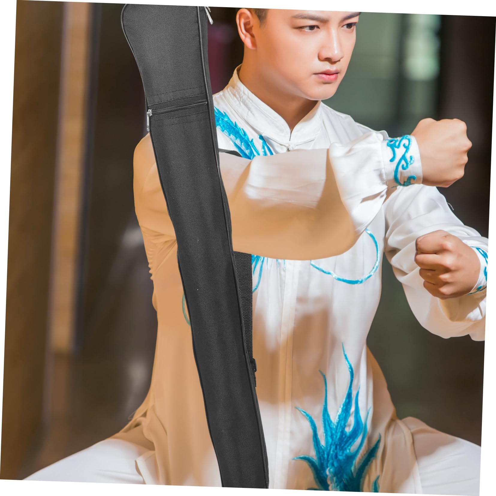 Garneck Sword Pouch for Japanese Swords Storage Bag Carrying Case Thick Pouch Protective Cover