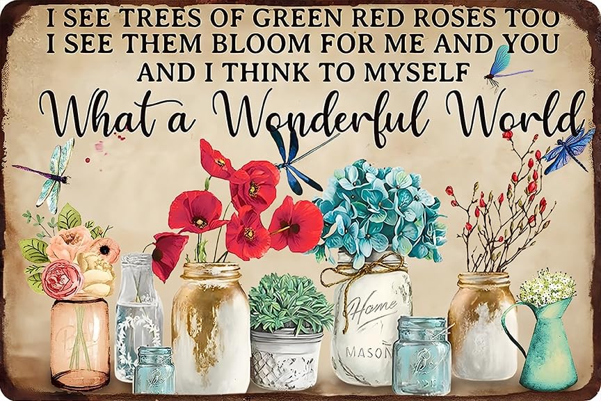 ArtlunarFunny Garden Plant Flower Sign Outside Yard Art Decor - Humorous Gardening Gift for Women Enthusiasts, 12" x 8" (985)