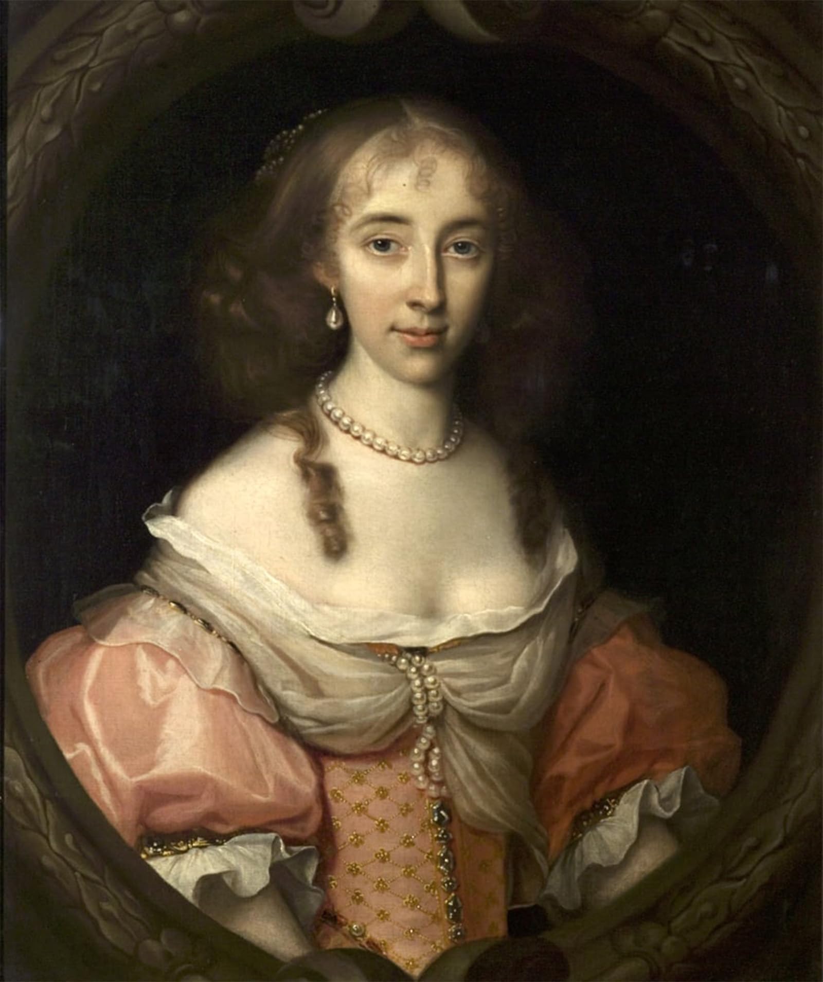 SERENDIPITP Retro Picture Poster Wall Art Pictures Painting Magdalen Aston Lady Burdett by Michael Wright Wall Art Canvas Print for Wall Decor 60x90cm