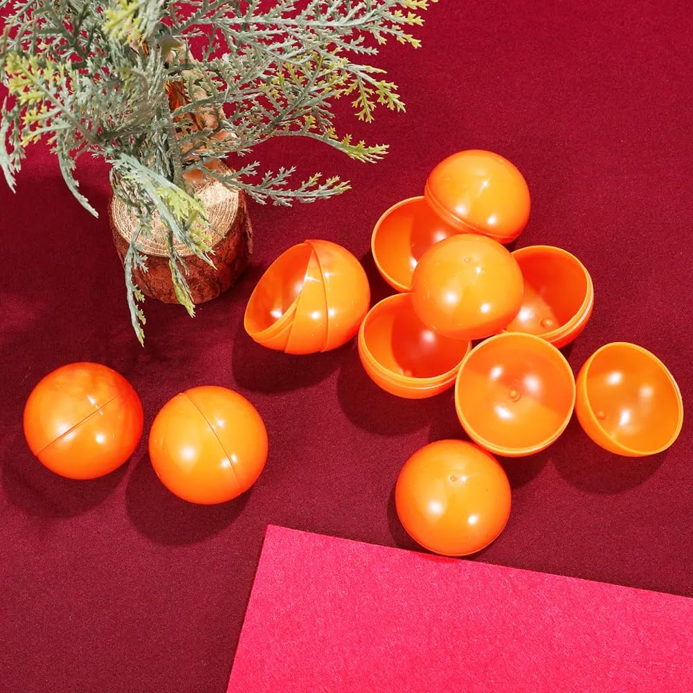 50 Palline Cave Per Lotteria 3 Cm – Multicolore (Giallo, Rosso, Arancione, Blu, Verde), Senza Numeri, Di Plastica Divisibili, Per Giochi E Feste