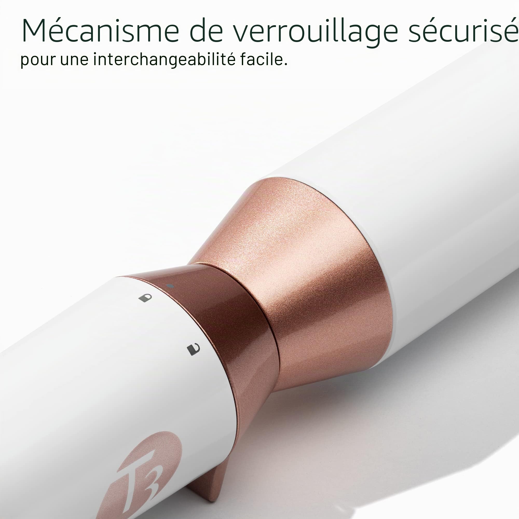 T3 Fer à Friser Interchangeable et Cylindres de Coiffage