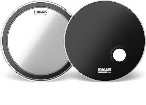 Miniatura 17 de Evans EMAD System - Paquete de bombo – Contiene 1 cabezal de bombo, 1 cabezal de tambor Reso, 2 anillos de amortiguación intercambiables y anillos