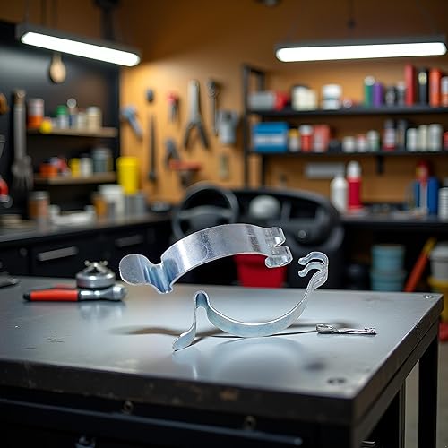 Miniatura 1 de Tustao Limpiador de filtro de aire para coche, caja de vivienda, abrazadera de clip de resorte para automóvil, 2 unidades