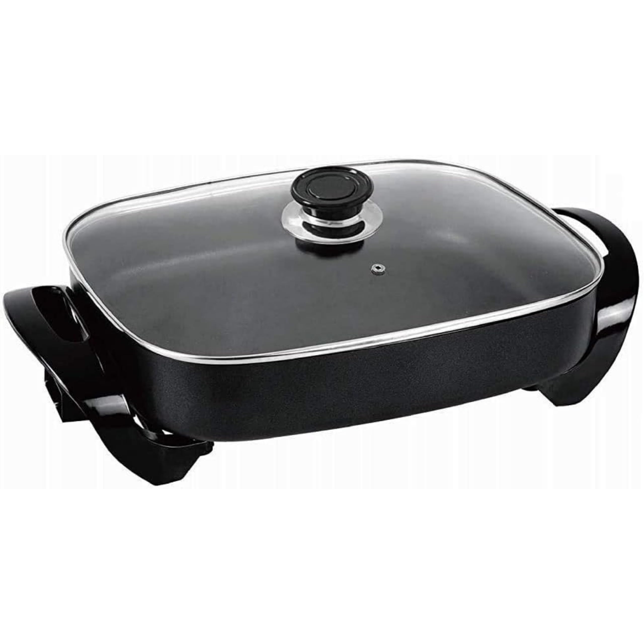 Shov Poêle MG-3040 - Poêle électrique multifonctionnelle - Poêle à pizza - Poêle à pizza - Poêle de fête Ø 30 x 40 cm