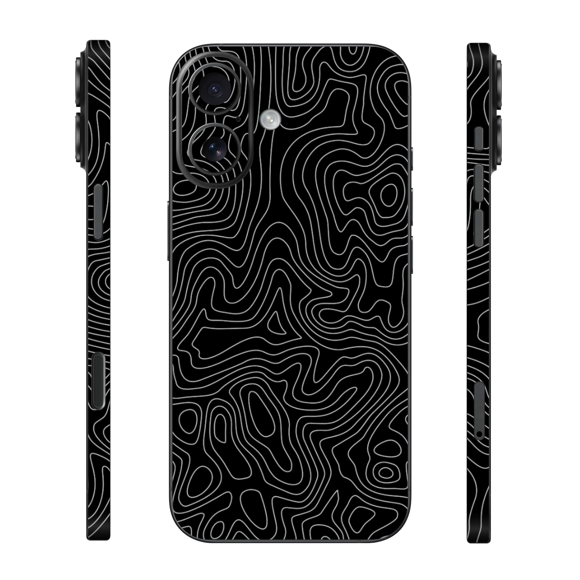 Capes India Mobile Phone Skins Compatible with Apple iPhone 16 | Not a Cover/Case | Protective Film Vinyl Sticker (Galaxy, Full Body Skin)