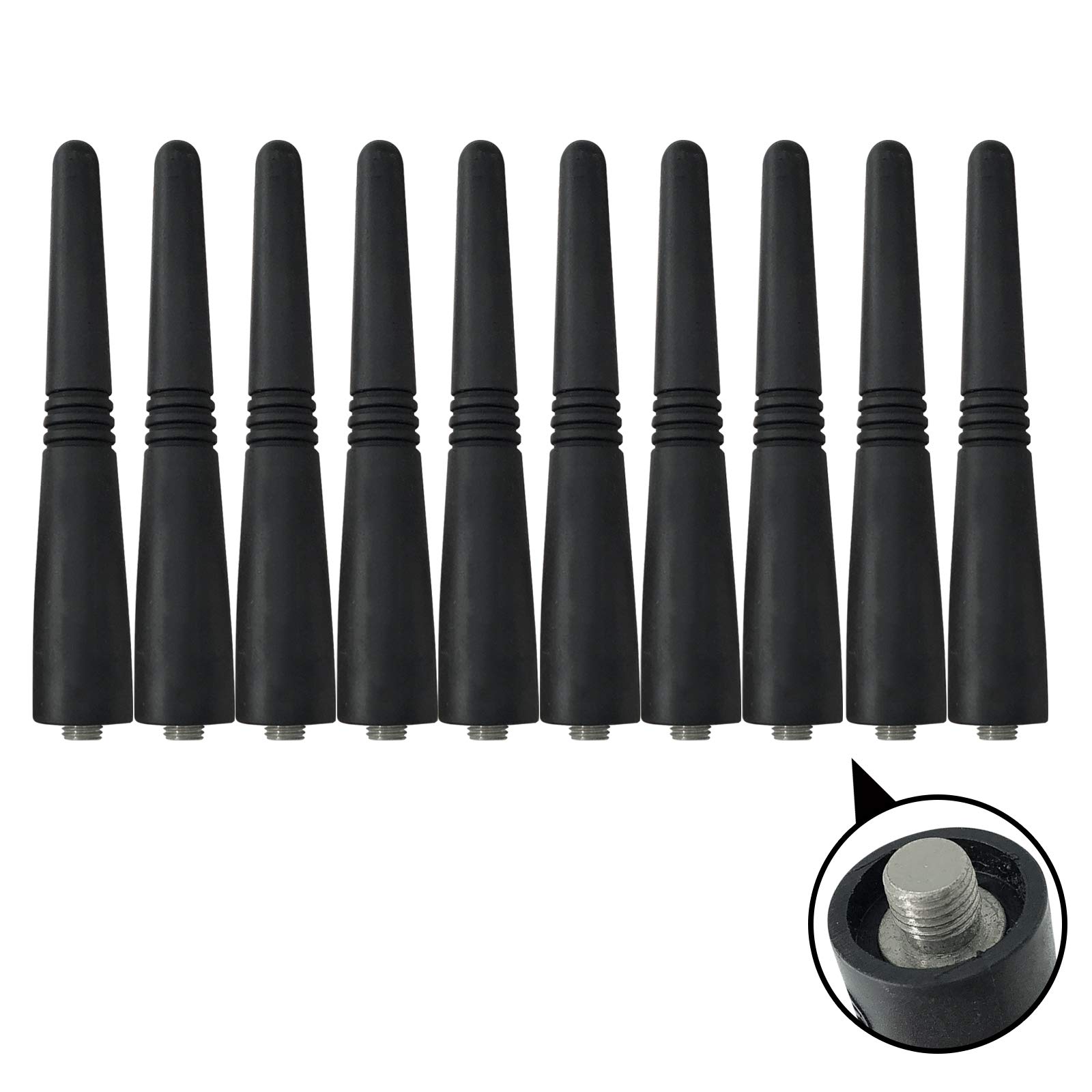 10Pcs PMAE4002 PMAE4003A Antenna 3.5inch UHF 400-470MHz Compatible with HT750 HT1250 HT1550 PR400 CP200 CP200D EX500 EX600 CP040 P1225